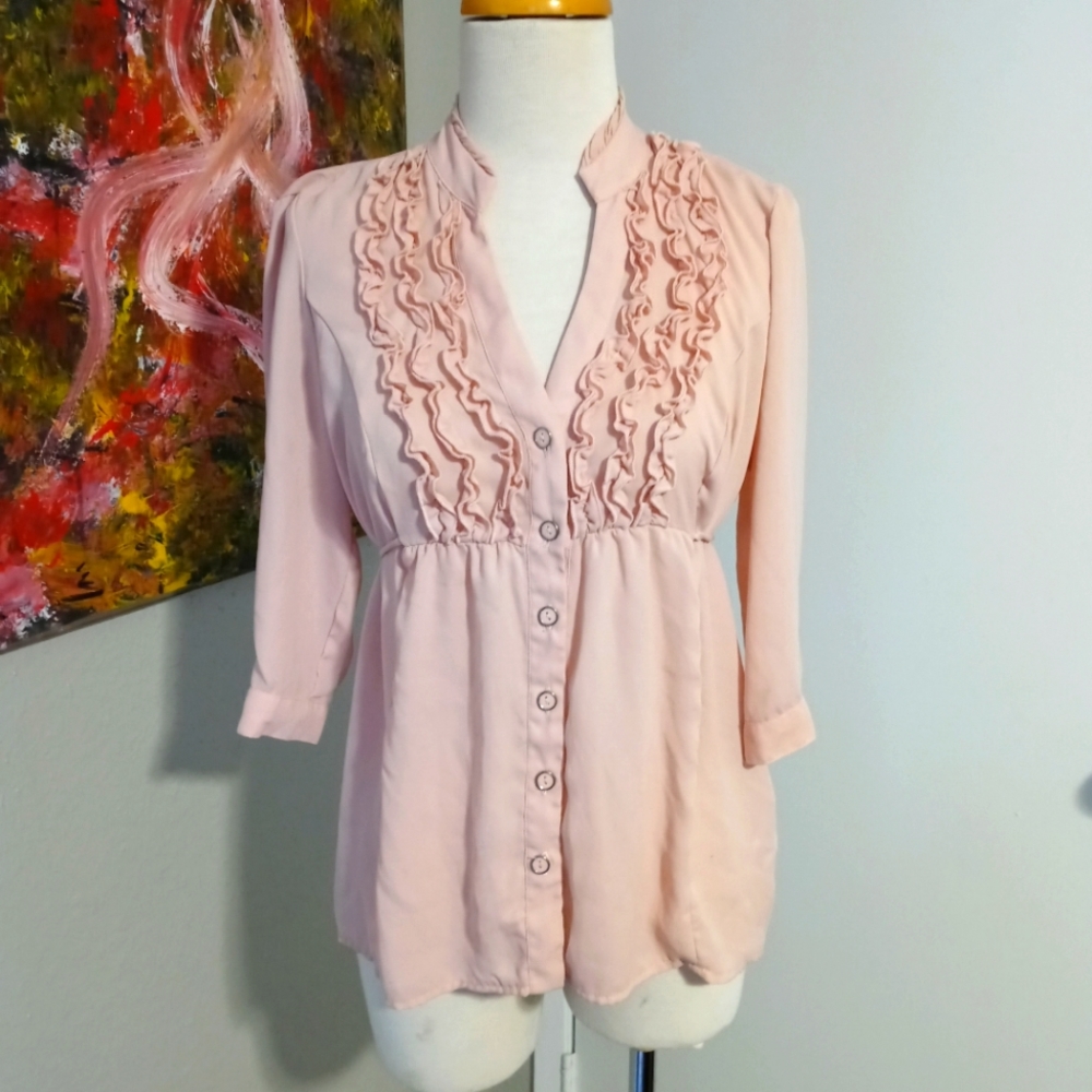 Sheer Pink Blouse